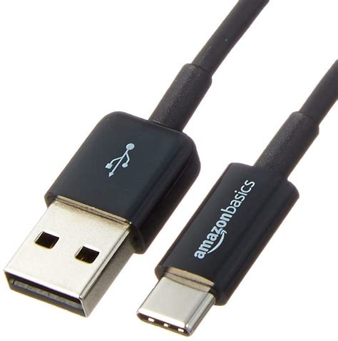 amazon basics Usb Type-C To Usb-A 2.0 Male Cable - 6 Feets (1.8 Meters) - Black : Amazon.in ...