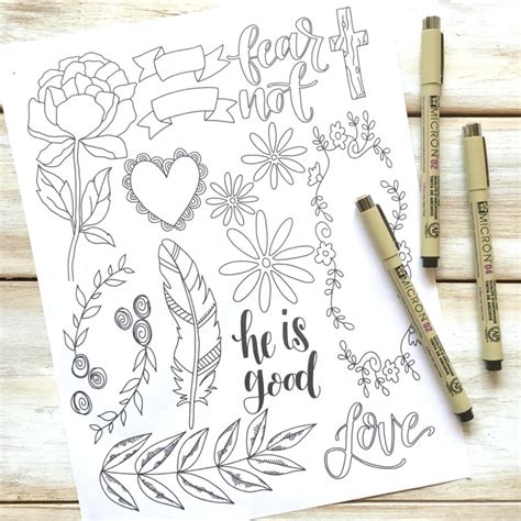 Bible Journaling When You Are Not Artistic - Plus a Free Printable! - Scribbling Grace