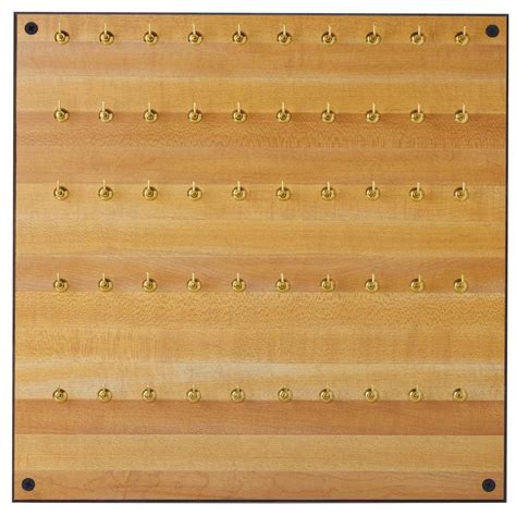 AllCraft Wellman FHB150 Marker Formica Storage Board with 50 Hooks