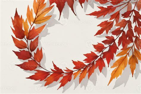 Background with Watercolor Fall Leaves 30009406 Stock Photo at Vecteezy