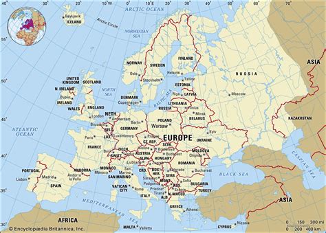 European Russia Physical Map - Foto Kolekcija