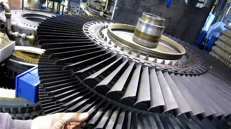 Jet engine turbine blade noise - YouTube