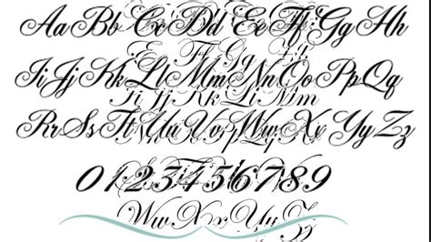 Tattoo Cursive Font Generator Free - Best Design Idea