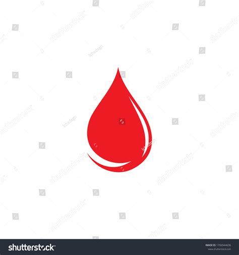 Blood Logo Vector Illustration Template Icon Stock Vector (Royalty Free) 1706944636 | Shutterstock