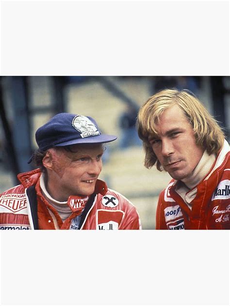 "Niki Lauda James Hunt Rivalry Ferrari F1 Poster" Poster for Sale by F1-Authentics | Redbubble