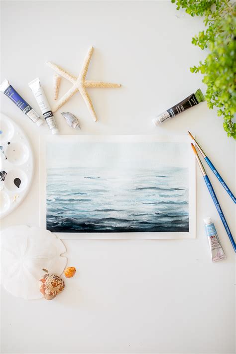 Watercolor Ocean Tutorial