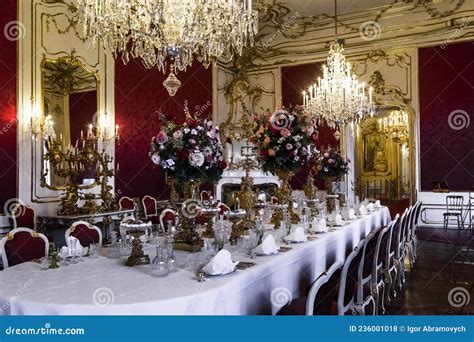 Interior of the Hofburg Palace, Vienna Editorial Stock Photo - Image of dishes, palace: 236001018