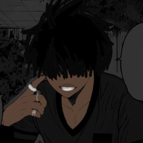 black guy pfp icon in 2022 | Black anime characters, Black cartoon ...