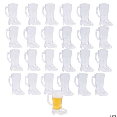 Bulk Boot Plastic Beer Steins - 60 Pc. | Oriental Trading