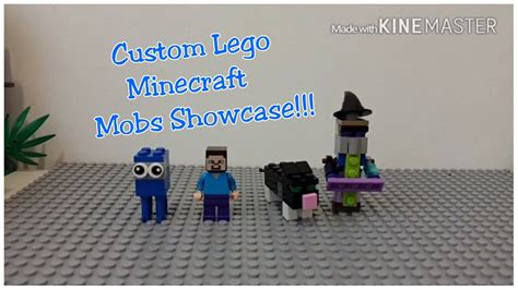 Lego Minecraft Custom Mobs Showcase! (3 New Mobs) - YouTube