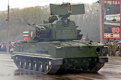 2S6 2S6M SA-19 Grison 9K22 9K22M Tunguska Tunguska-M self-propelled air defence cannon missile ...