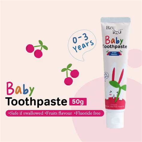 Baby Toothpaste (50g) – BZU BZU MALAYSIA