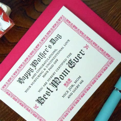 best mom ever certificate – a. favorite design