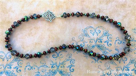 How To Make An Easy Beaded Necklace - Running With Sisters