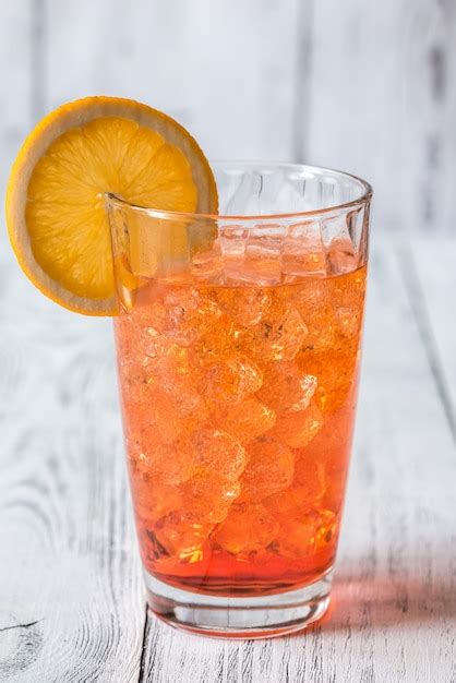 Premium Photo | Glass of aperol spritz cocktail