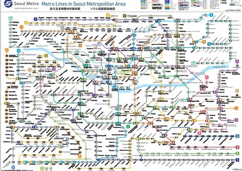 Seoul Subway map 2022 PDF - Updated 10 Mar 2022 | Look at Korea