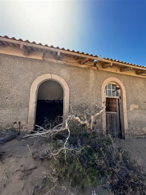 Abandoned City of Kolmanskop in Namibia. Ancient City, Sand in Desert of Africa. Stock Photo ...