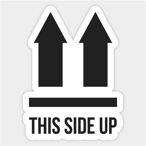 this side up - Up - Sticker | TeePublic