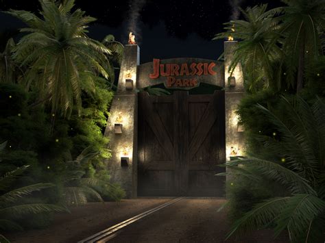 MAXimum Blending: Jurassic Park Gate