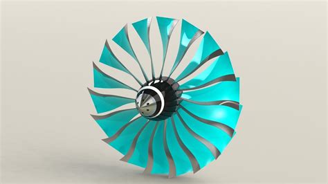 Solidworks Full tutorial: Jet Engine Turbofan Blade Model Design - YouTube