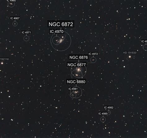 The Condor Galaxy NGC 6872 top & NGC 6876 and Companions in Pavo. (Mark Sansom) - AstroBin