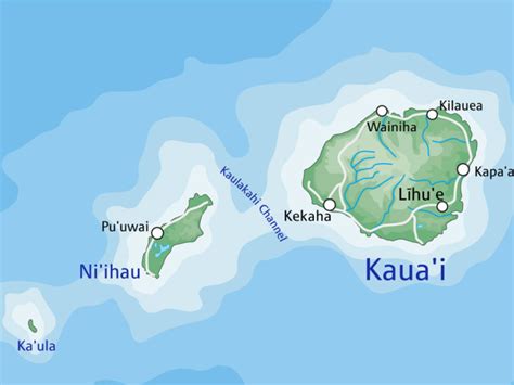 Island Of Kauai Hawaii Map - Elvina Micheline