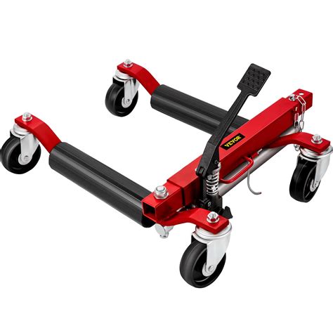 Buy VEVOR Wheel Dolly, 1500 Lbs Capacity Car Dolly, 12'' Car Jack Dolly, Wheel Jacks for Cars ...