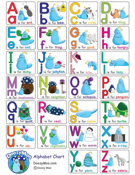 Alphabet Worksheets (Free Printables) - Doozy Moo