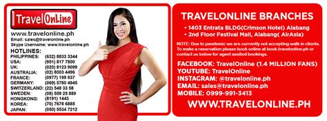 CONTACT US - TravelOnline Philippines