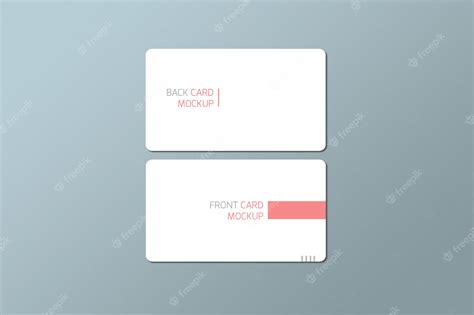 Premium PSD | Round business card mockup