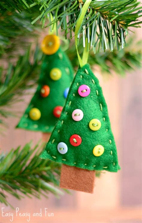 Felt Christmas Tree Ornament - Easy Peasy and Fun