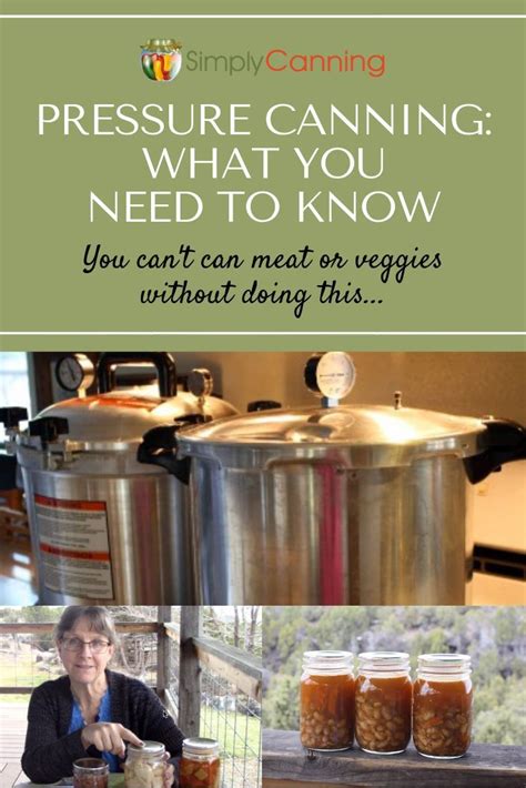 Pressure Canning: Learn How to Use Your Pressure Canner | Pressure canning recipes, Canning ...