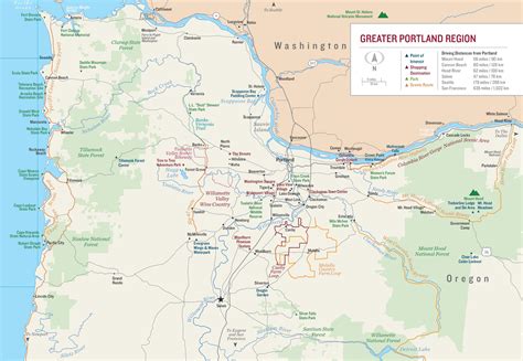 Greater Portland map