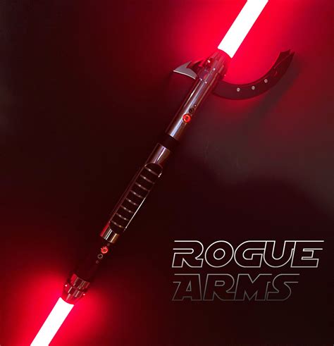 THE CRIMSON MAUL DARTH MAUL REPLICA LIGHTSABER STAFF 11+ COLORS HEAVY ...