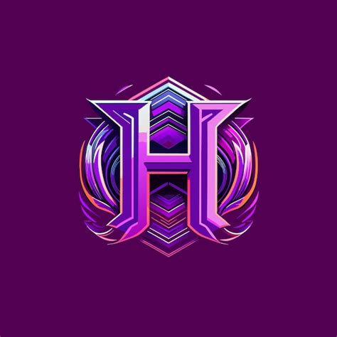 H logo design and English letter H logo design | Premium AI-generated vector