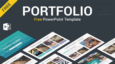 Free Business Portfolio PowerPoint Template - SlideSalad