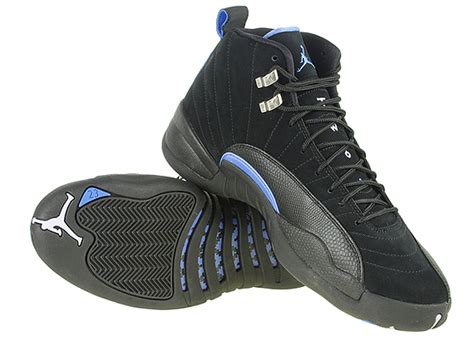 Air Jordan XII Retro - 'Nubuck' - Black - University Blue - Release Reminder - SneakerNews.com