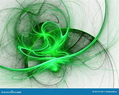 Matrix Style Fractal Stream of Energy Stock Illustration - Illustration ...