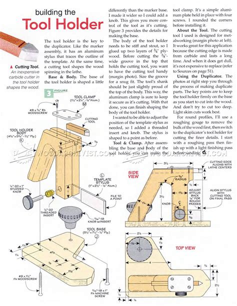 DIY Wood Lathe Duplicator • WoodArchivist