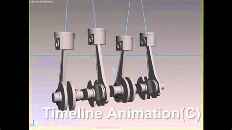 Piston Crankshaft Animation - YouTube