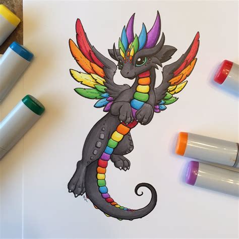 Dragon Coloring Pages Easy Cute Baby Dragon Drawings - Choose a convenient and simple way to ...