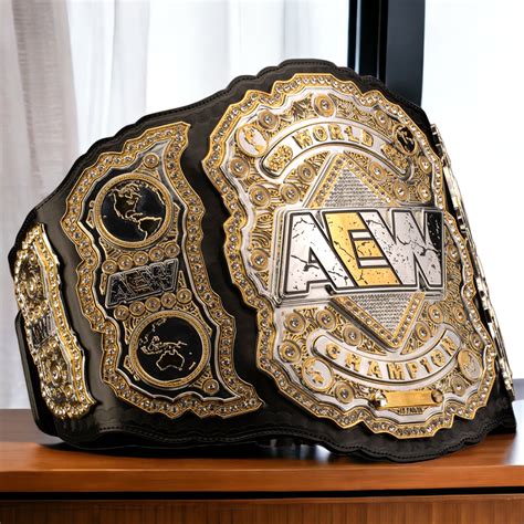 AEW World Championship belt – MnM Belts