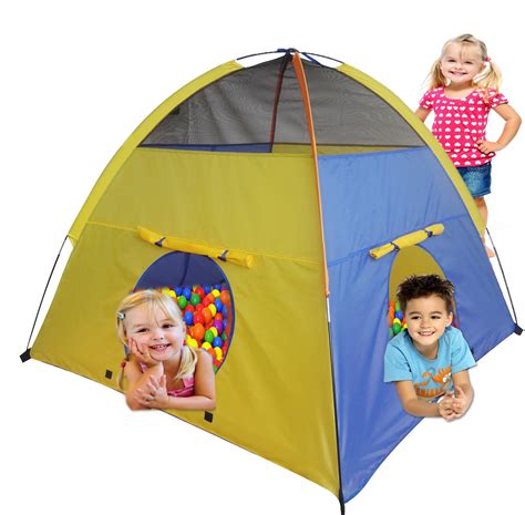 Play Kreative Kids pop up Camping Tent - Bright Colorful Play Tent for indoor Ch - Walmart.com