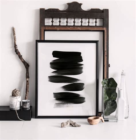 Zen Printable Wall Art Black and White Print Acrylic - Etsy