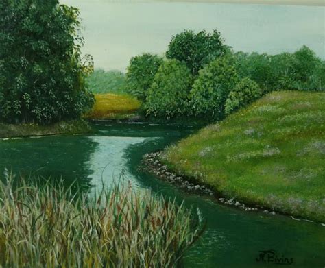 Acrylic landscape by Nancy Bivins | Acrylic painting inspiration, Landscape, Painting inspiration