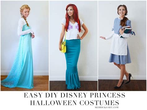 HOMEMADE HALLOWEEN: DIY DISNEY PRINCESS HALLOWEEN COSTUMES - Merrick's Art