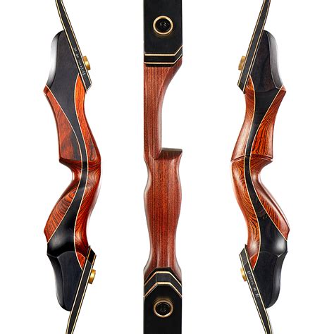 60" Wooden Riser Takedown Recurve Bow Right Hand Archery Hunting 30-50lb Target | eBay