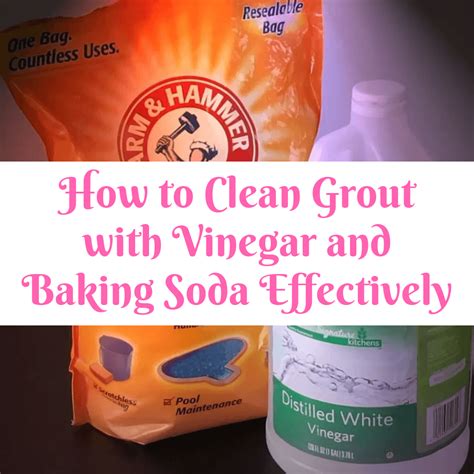 How to Clean Grout with Vinegar and Baking Soda Effectively - EasyHomeTips.org