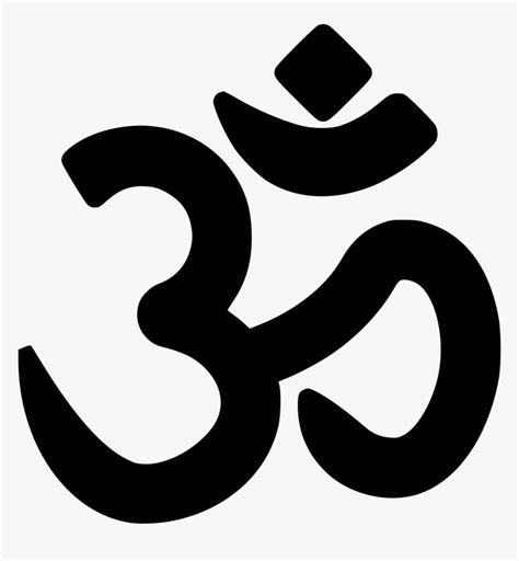 Hinduism Om Religion Symbol Sign - Transparent Background Hinduism Symbol Png, Png Download ...