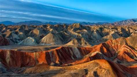 Zhangye Danxia Landform Hd Wallpaper Rainbow Mountains